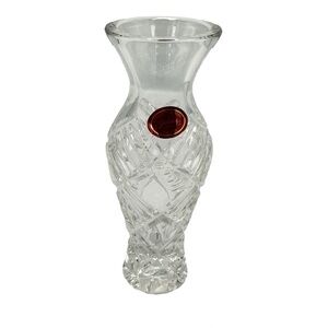 Gorham Crystal 6 1/4” Bud Vase Montage Collection 2003 Made in Poland with Box